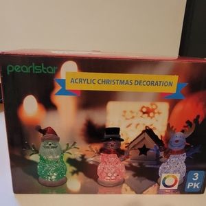 Acrylic christmans decorations